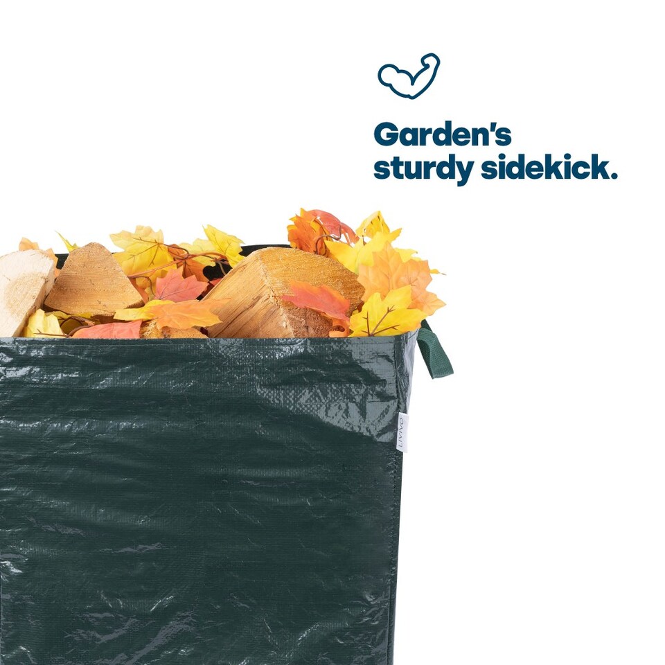 image 1 of 2pc Reusable 82L Garden Waste Bags