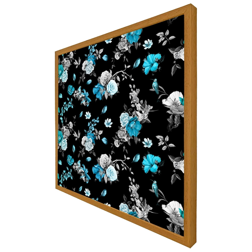 image 1 of Blue roses (Picutre Frame) White | XS