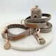 image 4 of Luxury Brown Tweed Dog Walking Set - 3 Piece