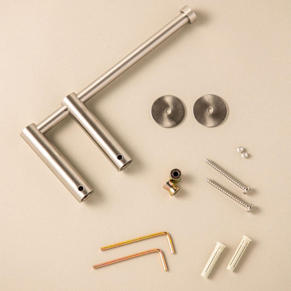 image 1 of COSMIC Toilet roll holder, Brushed copper PVD, LOGIC Collection