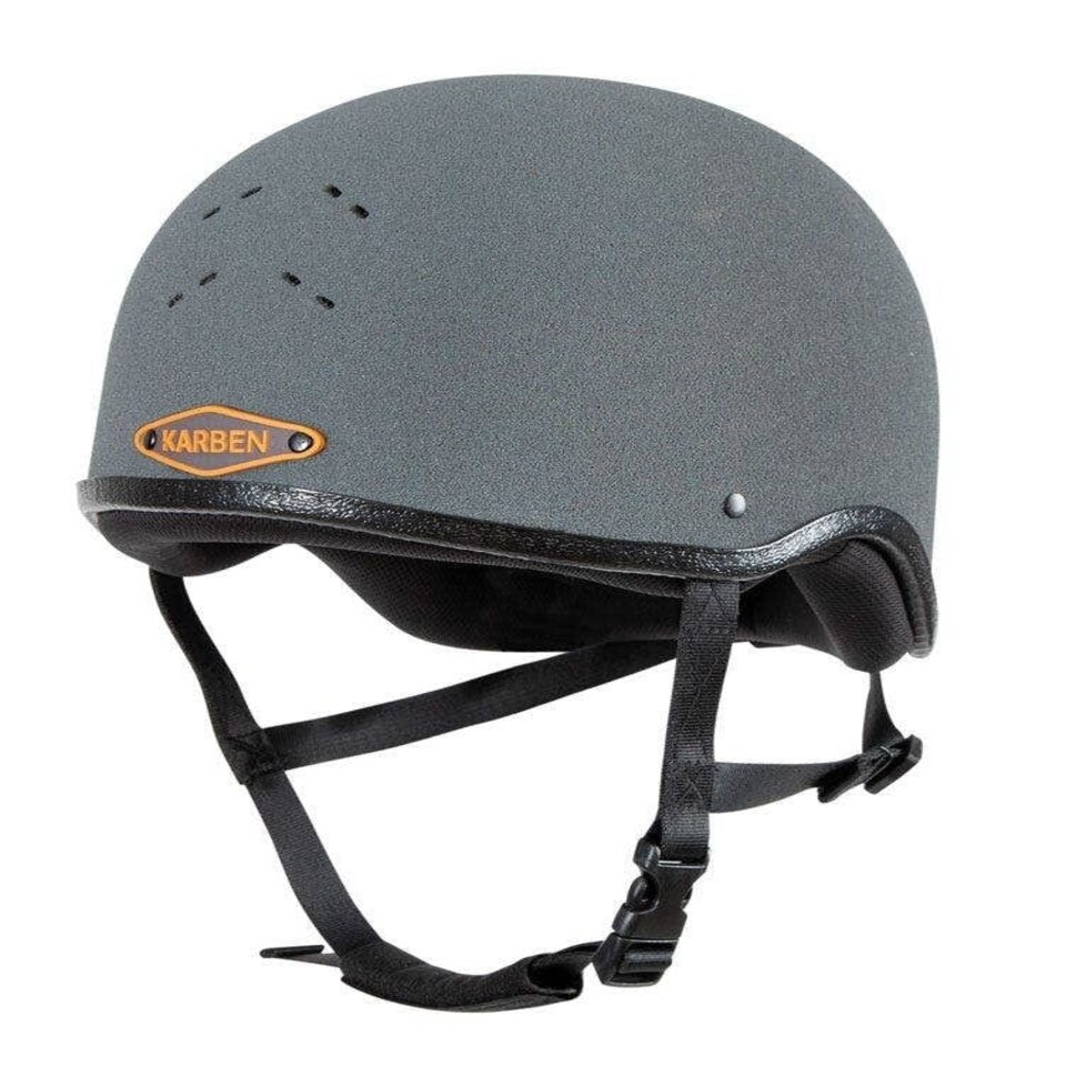 image 1 of Shires KARBEN Junior Skull Cap Black | Size: 62CM
Colour: Black
