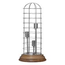 Interiors by Premier Large Table Lamp Silver