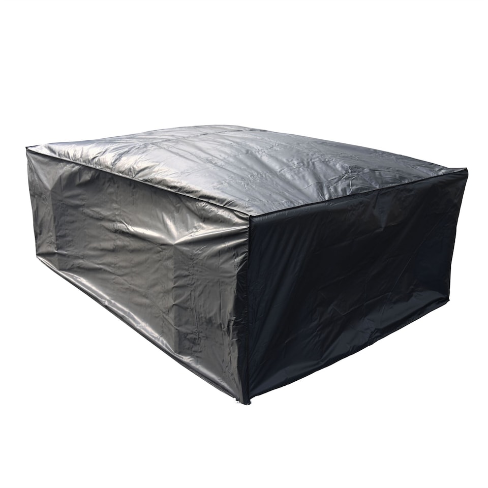 image 1 of KCT Weatherproof Outdoor Garden Patio Rattan Furniture Cover Rectangular Large - 270 x 180 x 89cm | Black | Large | 1