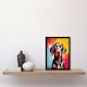 image 2 of Dog Shorthaired German Pointer Pet Portrait Black Framed Wall Art Print A4