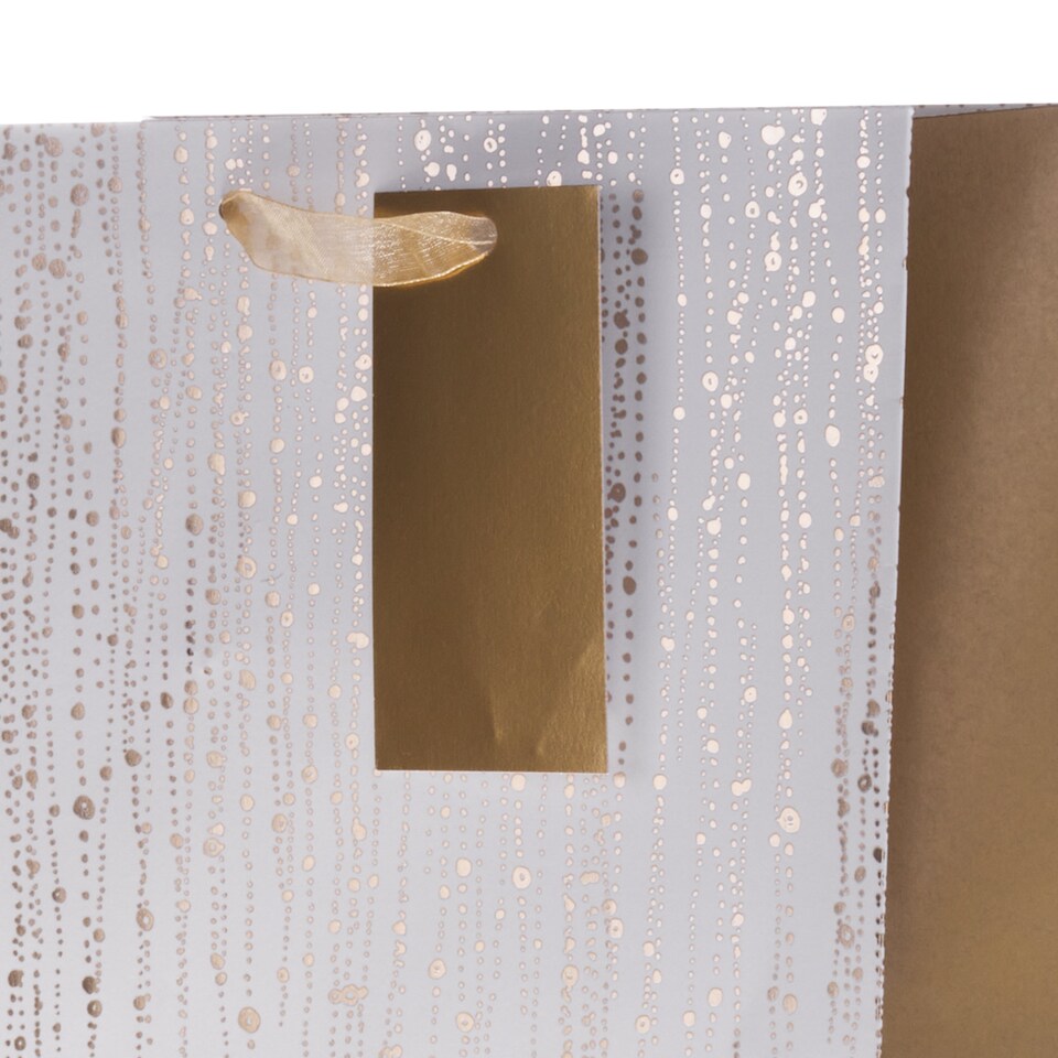 image 1 of Hallmark Pack Of 4 Christmas Gift Bags - 2 Sizes 2 Silver and Gold Designs