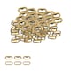 image 1 of 10mm Oval Shaped Brass Eyelet& Washer Metal Grommet Kit for DIY- 50pcs