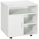image 1 of HOMCOM Multi-Storage Printer Unit Office Organisation w/ 5 Compartments White