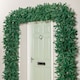 image 4 of 8ft (2.35m) Samuel Alexander Double Door Plain Green Flat Top Christmas Tree Arch with 2000 Tips
