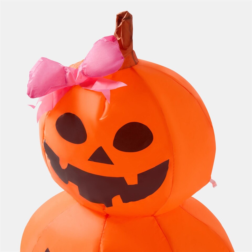 image 1 of OHS 90cm Halloween Self Inflating Pumpkin Decoration Indoor Outdoor Party Accent