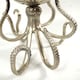 image 2 of 28cm Silver Metal Octopus Bowl Style Planter | Silver