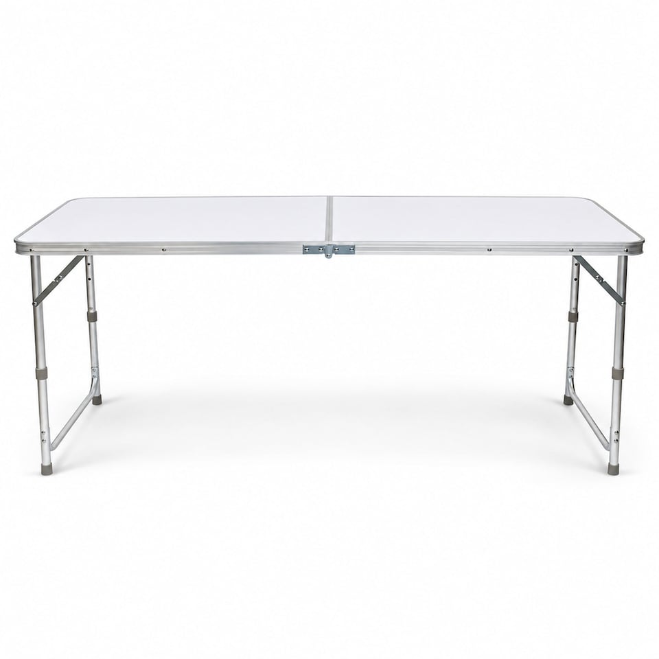 image 1 of 4ft Folding Outdoor Camping Kitchen Worktop Table Portable Food Prep Stand