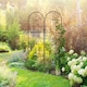 image 2 of Outsunny Set of 2 Metal Trellis for Climbing Plants, Grid Design, 50 x 180cm