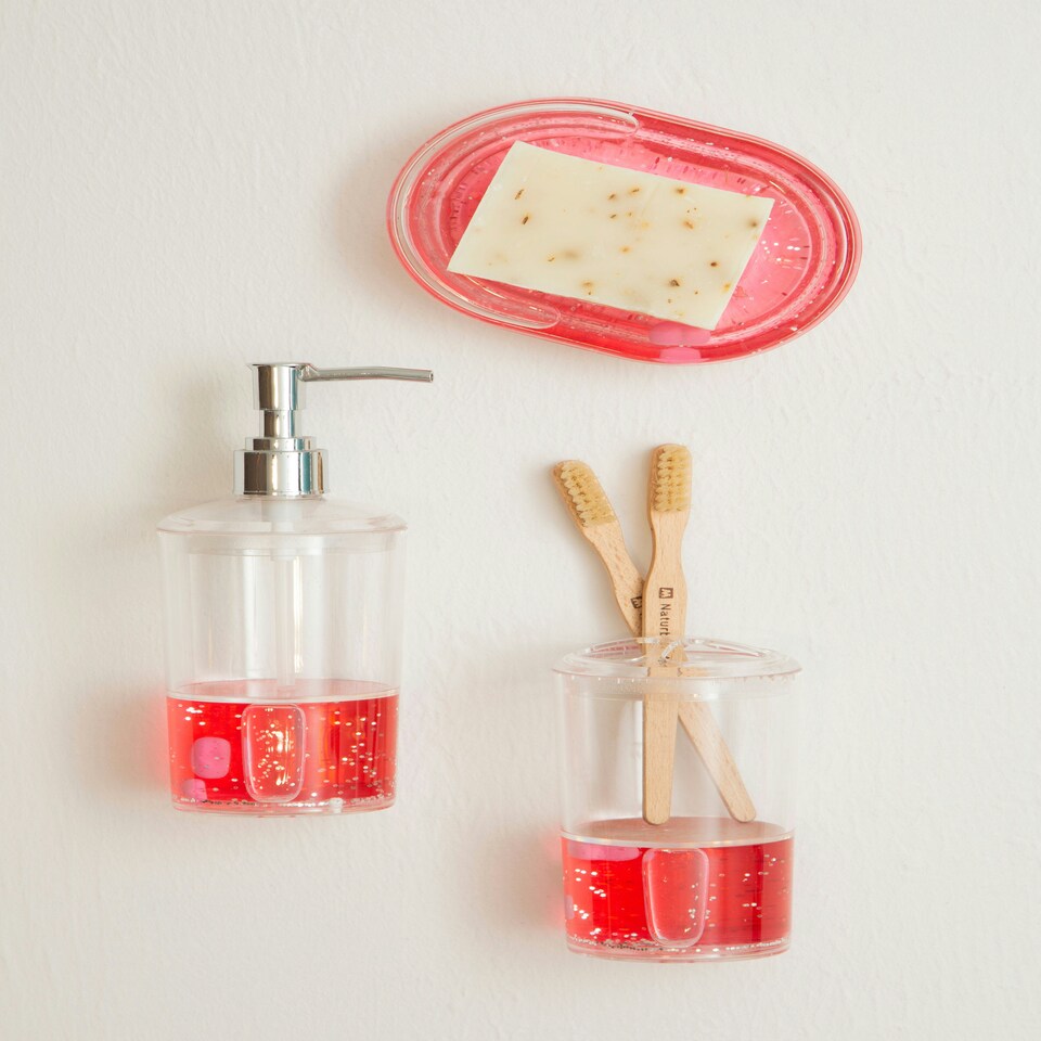 image 1 of Acrylic Hearts Soap Dish