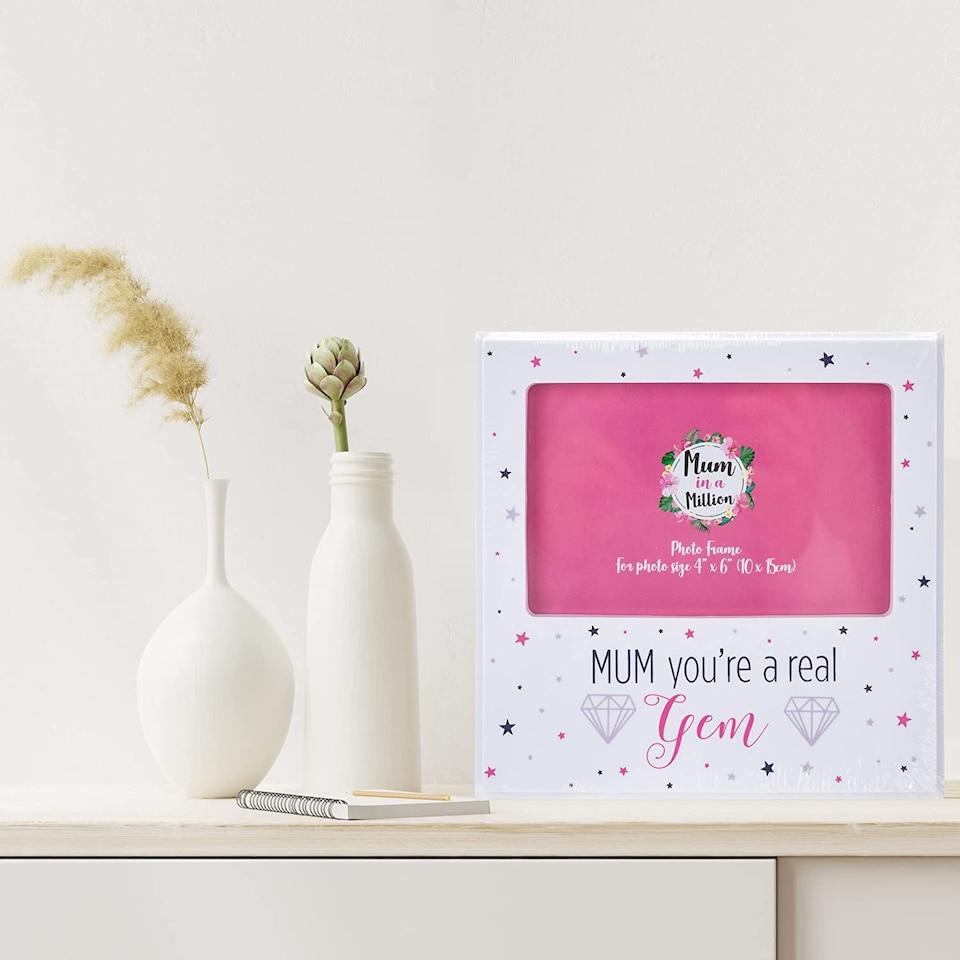 image 1 of VFM e-Store Mum Photo Frame 4 x 6 - "Mum You're a Real Gem"