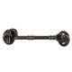 image 1 of Hammer & Tongs Ornate Cabin Hook and Eye - W175mm - Black