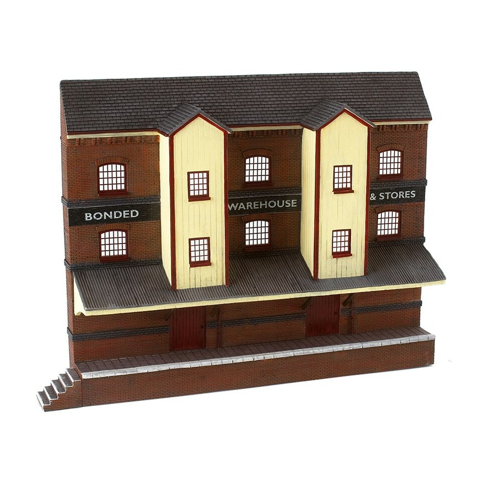 Bachmann Scenecraft Low Relief Bonded Warehouse (Pre-Built)