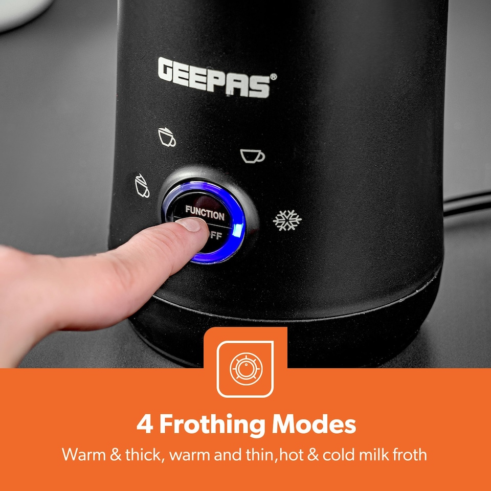 image 1 of GEEPAS 4-Setting Electric Milk Frother