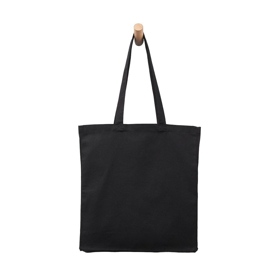 image 1 of Nutshell Premium Canvas Shopper - Black - 38cm x 42cm x 10cm