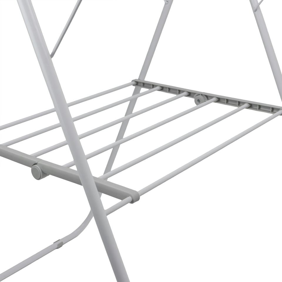 image 1 of JVL Strong Winged Clothes Drying Airer - 12M, White