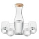 image 1 of MidOcean Piccadilly Recycled Glass Drinkware Set - Transparent - One Size Clear
