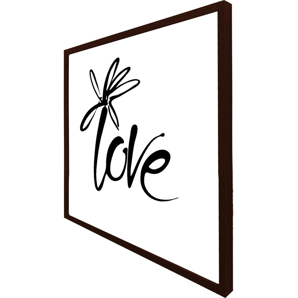 image 1 of Love type (Picture Frame) Brown | L