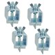 image 3 of Intergrips Weld Clamps Sheet Metal Fasteners 5pk With Cleco Temporary Rivets