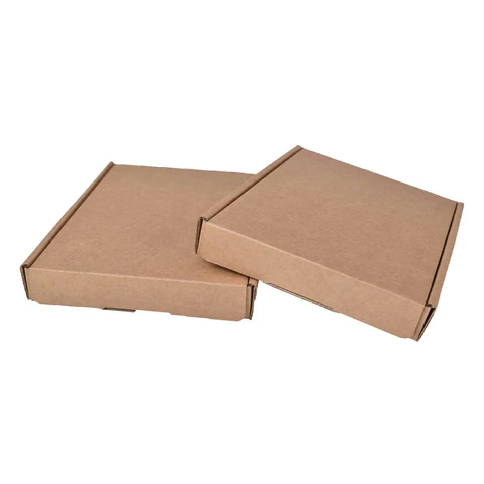 image 1 of 50 x Brown Small Single Wall Die Cut Packing Shipping Boxes C5 Brown