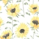 image 1 of Catherine Lansfield Sunflower Wallpaper - Yellow/White - 10m x 53cm Yellow