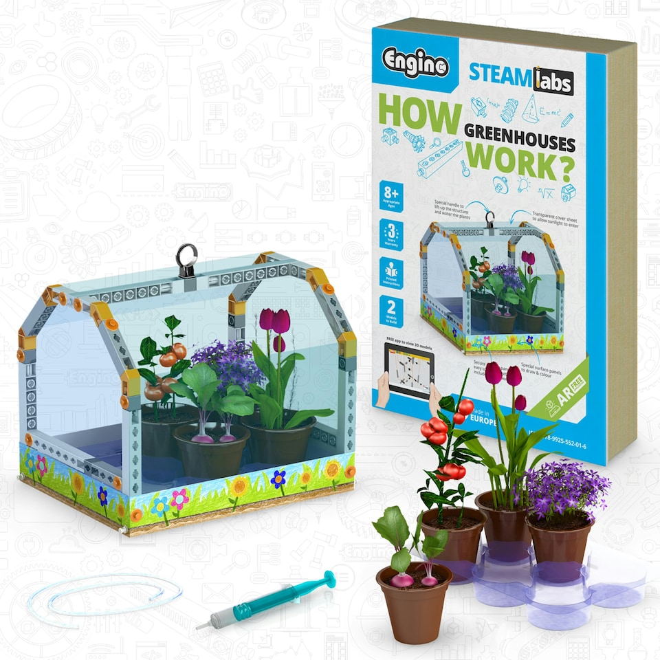 image 1 of Engino STEAM Labs How Greenhouses Work