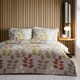 image 4 of Portfolio Home Avani Retro Floral Soft Easy Care Bed Linen Bedding Duvet Cover Quilt Set With Pillow Cases Blue | Double