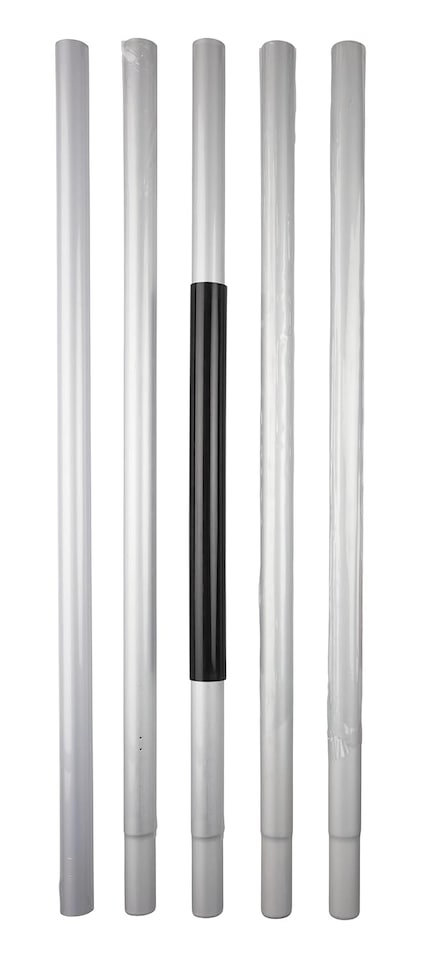 image 1 of Aluminium Flagpole 20ft with 2 Flags Union Jack and England Flag