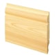 image 2 of PACK OF 10 (Total 10 Units)  - Dual Purpose Torus & Ogee Pine Skirting -19mm x 144mm - 4200mm Length