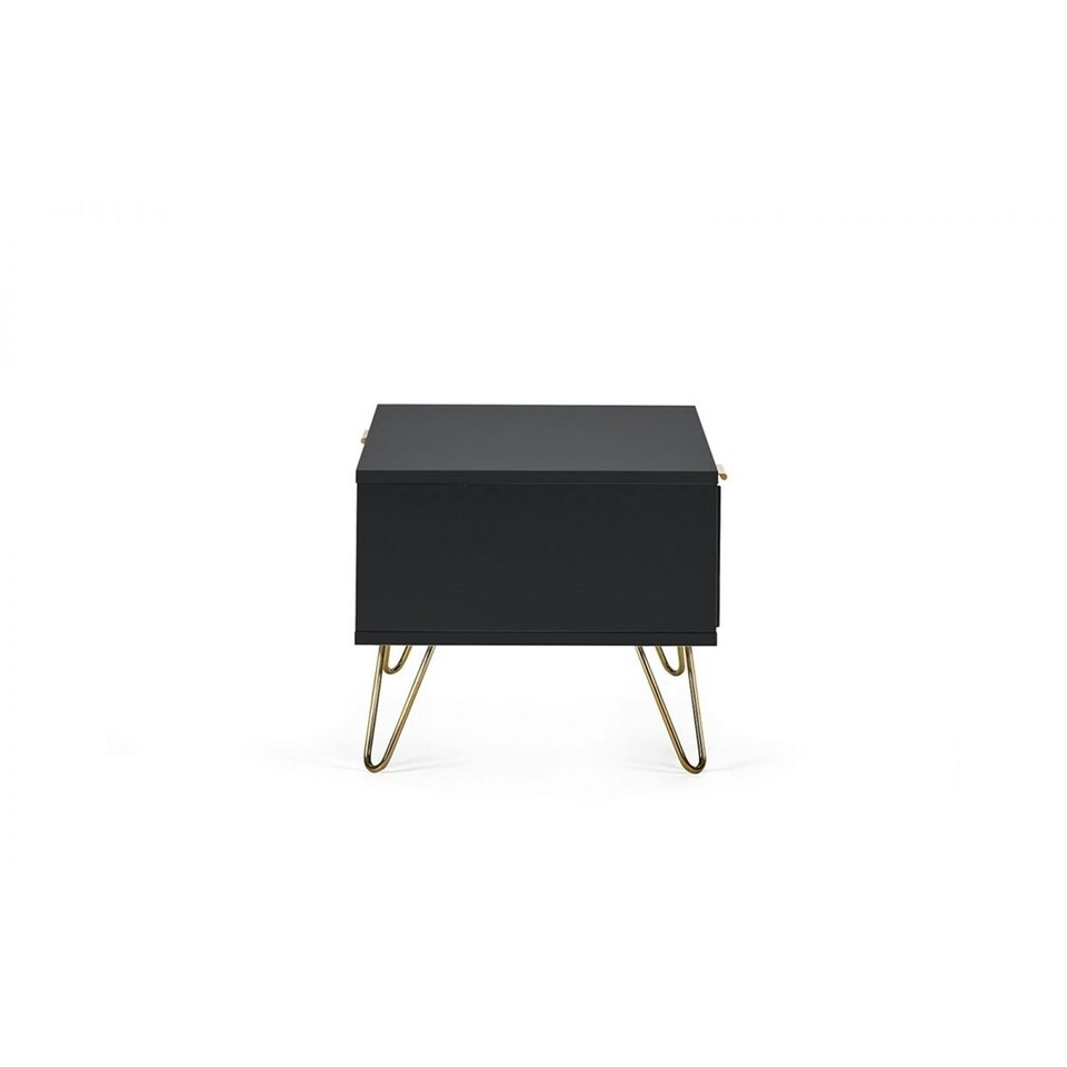 image 1 of Premium Matte Black Coffee Table | Black | Black