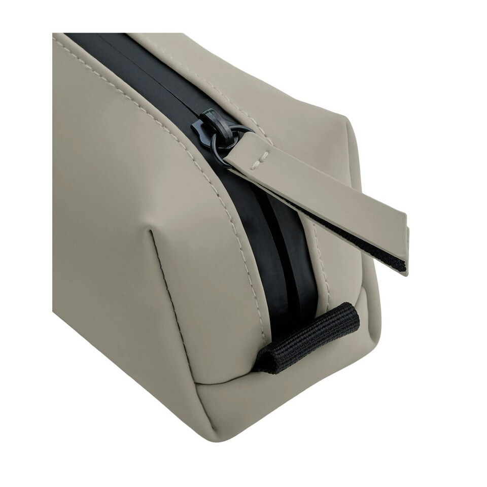 image 1 of Bagbase Matte PU Coating Toiletry Bag - Clay - One Size