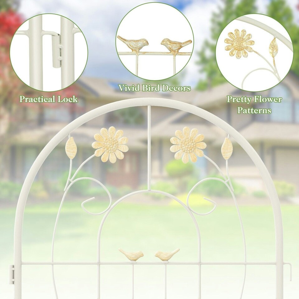 image 1 of COSTWAY 4 Pack Garden Trellis Plant Support Climbing Plants
