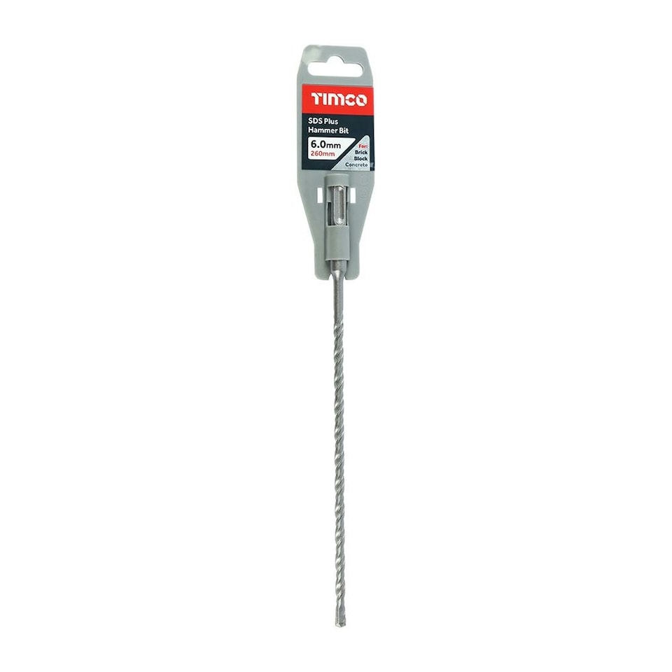 image 1 of Timco - SDS Plus Hammer Bit (Size 6.0 x 260 - 1 Each)
