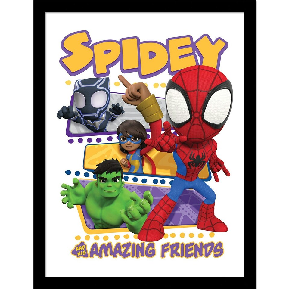 image 1 of Spider-Man Framed 30x40cm Print