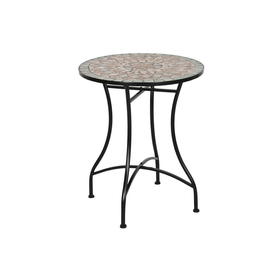 image 1 of Side table Home ESPRIT Black Multicolour 60 x 60 x 72 cm N/A