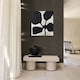 image 1 of Premium Slat Wall Panel 2.4m x 0.6m - Smoked Oak Black