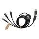 image 2 of XD Xclusive Terra Recycled 6-In-1 Cable - Grey - One Size