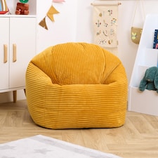 Kids High Rest Beanbag Corduroy Yellow | Yellow | Ochre | 1