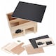 image 3 of GEEZY Hedgehog House Shelter Hibernation Den Wooden Outdoor Garden Box