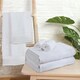 image 2 of OHS Luxury 100% Cotton 500GSM Bathroom Hand Towel, 50x80cm - White
