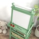 image 8 of AIYAPLAY Art Easel for Kids with Paper Roll, 3 in 1 Kids Easel Double-Sided Magnetic Whiteboard and Chalkboard with Storage Baskets, for Children 3-6 Years | Green | Green