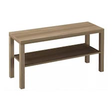 URBNLIVING 2 Tier TV Bench Entertainment Media Stand 90cm | Multi | Oak | 1