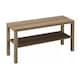 image 1 of URBNLIVING 2 Tier TV Bench Entertainment Media Stand 90cm | Multi | Oak | 1