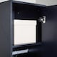 image 5 of Phoenix Wardrobe 1 Door Space Saving Bedroom Home Furniture Clothing Storage Unit | Black