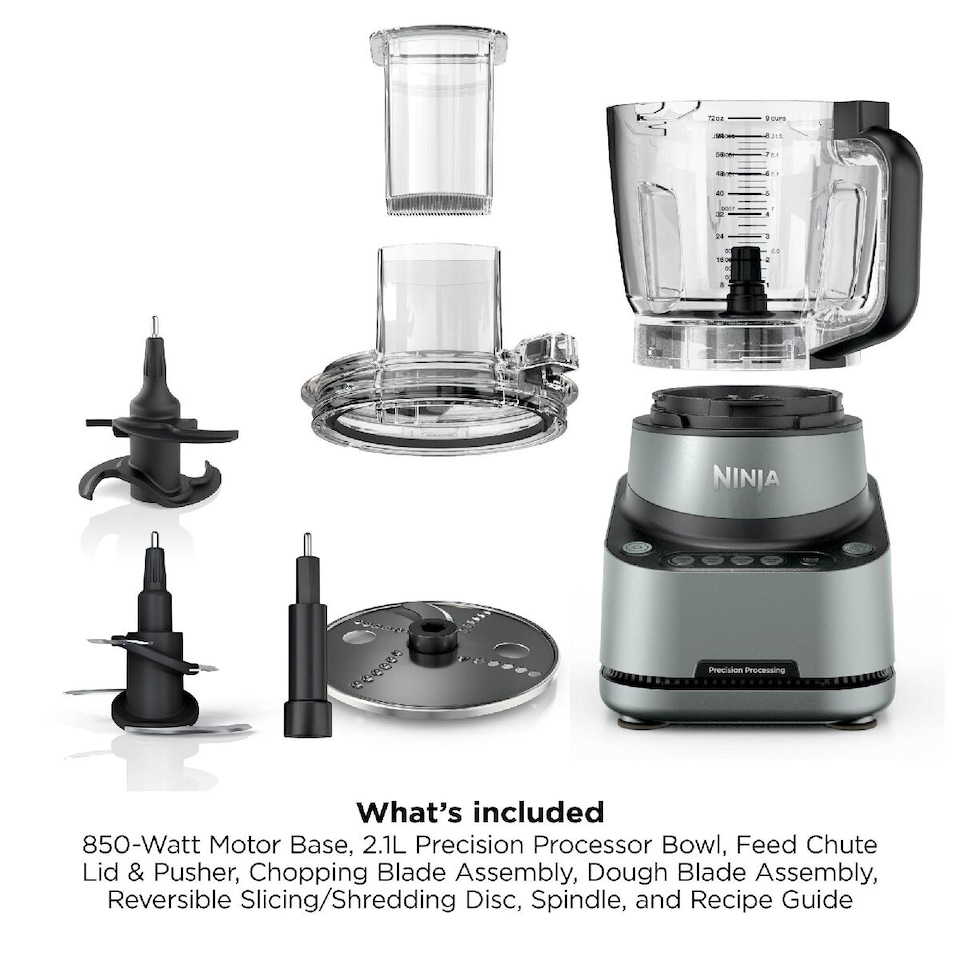 image 1 of Ninja PrecisionPro Food Processor with Auto iQ Technology BZ651UK