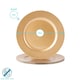 image 3 of Argon Tableware Metallic Charger Plate - 33cm - Blue | Blue | Blue