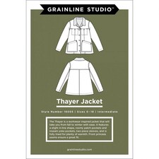 Grainline Studio Thayer Jacket Paper Sewing Pattern – Women’s Jacket, UK Sizes 0–18, Intermediate
